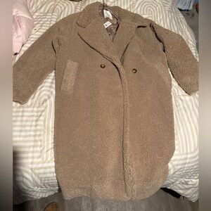 Bluenotes Tan Sherpa Coat